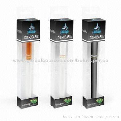 550 Puffs Square Plastic Box Package Disposable E-cigarette with 280mAh Battery Capacity